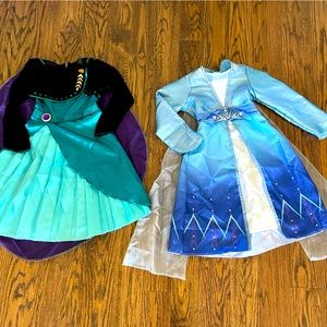 Disney frozen Elsa and Anna dress up dresses